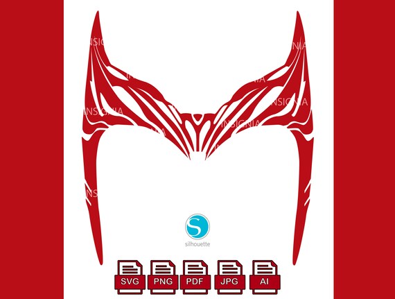 Scarlet Witch SVG Crown Tiara Vector Wanda Sihouette Png - Etsy