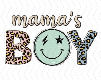Mama’s Boy PNG-Little Boy Sublimation Digital Design Download-little boy sublimation, png for boys, retro boy png, little boy png design.