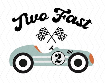 Two Fast Birthday png, Race Car Birthday png, 2nd Birthday tee png, Second Birthday png, Racing car Birthday Party, Race Car png, digital