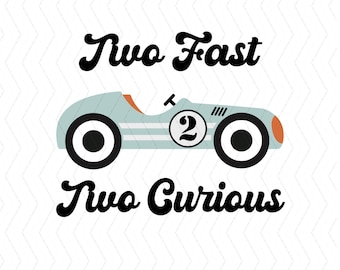 Two Fast Two Curious Birthday png, Race Car Birthday png, 2nd Birthday png, Second Birthday png, Racing Birthday Party, Race Car png