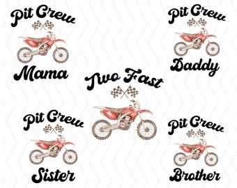 Dirt Bike 2nd Birthday png, 2nd Birthday png, Matching Family Birthday png, Motorcycle Birthday png, Dirt Bike Birthday png
