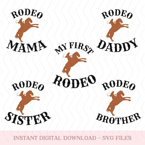 Meu primeiro aniversário de rodeio SVG, aniversário de cowboy svg, aniversário ocidental svg, meu primeiro aniversário de rodeio svg png, primeiro aniversário svg, download instantâneo
