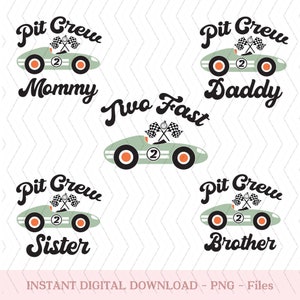 Mommy and Me Two Fast Birthday PNG SVG, Race Car Birthday png, 2nd Birthday Shirt png, Matching Family Birthday png, Birthday Boy Tee png
