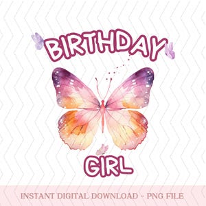 Butterfly One Birthday PNG, Butterfly Birthday png, 1rs Birthday Girl png, Butterfly Birthday Girl png.