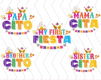 First Fiesta Birthday png, My First Fiesta Birthday PNG, Matching boy Fiesta Birthday png, Mexican Fiesta Party png, Fiesta Mexican