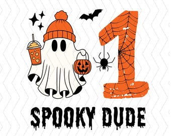 Spooky Dude png, Cool Ghost png, Retro Ghost png, Retro Halloween Design, Halloween Shirt Sublimation, Spooky Ghost png, Skate Ghost png