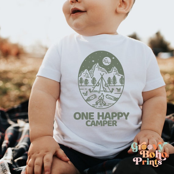 Original Artwork Happy Camper T-Shirt Original Artwork Happy Camper T-Shirt