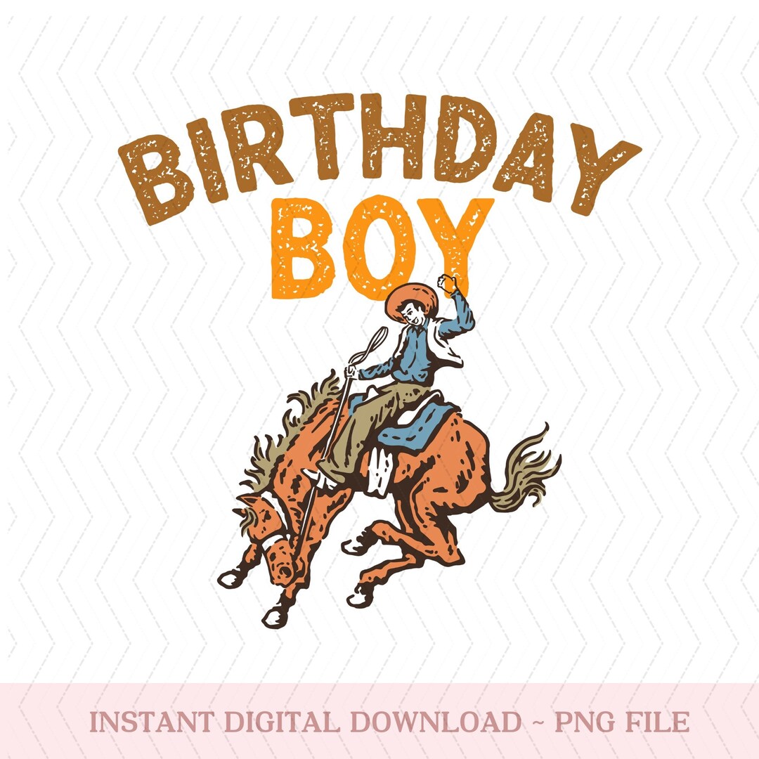 My First Rodeo Birthday Png, Cowboy Birthday Png, Western Birthday Png ...