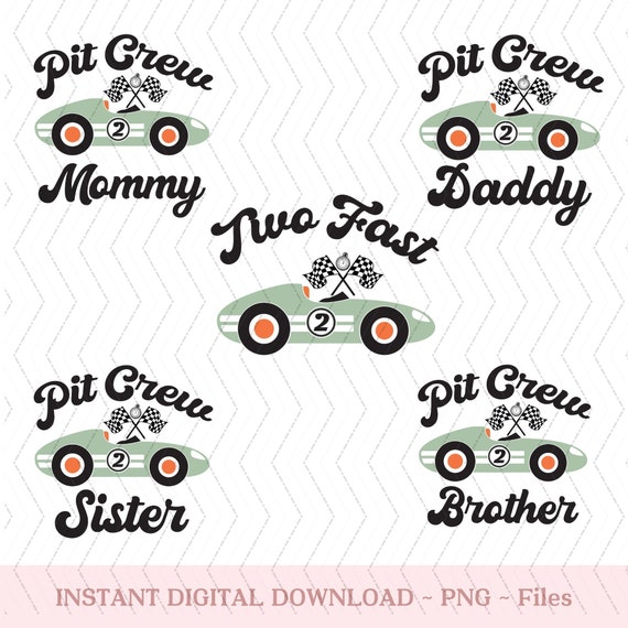 Mommy and Me Two Fast Birthday PNG SVG, Race Car Birthday png, 2nd Birthday Shirt png, Matching Family Birthday png, Birthday Boy Tee png