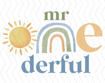 Little Mr ONEderful 1st Birthday png, Little Mr Onederful Daisy Birthday Party png, Matching Mommy and Me Family Png