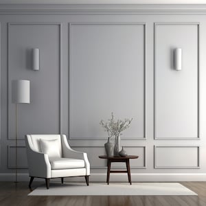 Custom Wall Molding, Living Room Decor, Accent Wall, Custom Made Wall ...