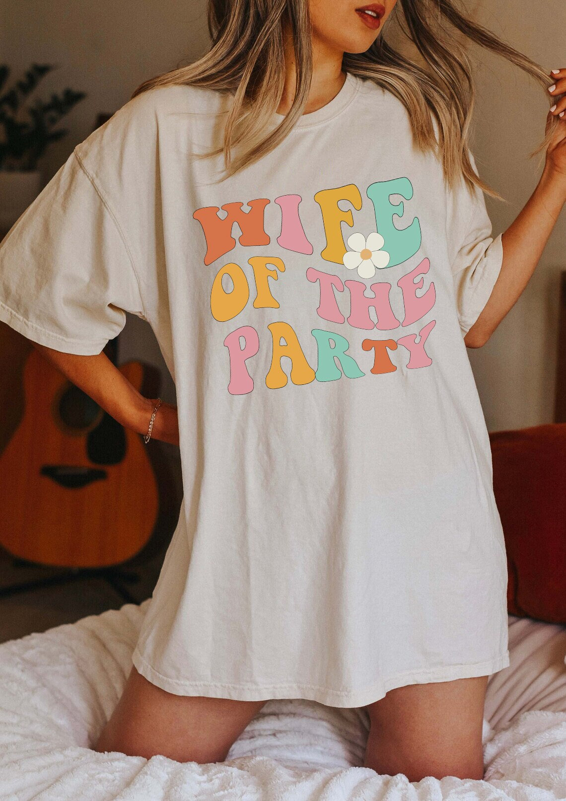 Wife of the party shirt retro bachelorette groovy bachelorette