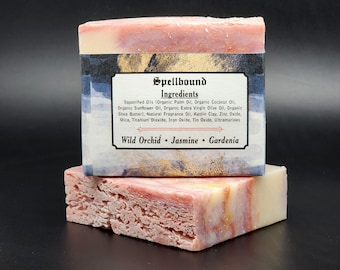 Spellbound | Soap for Metalheads Vegan Natural Orchid Jasmine Gardenia Lush Floral Neroli Woods Handmade Bar Facial Body Wash | Dimmu Borgir