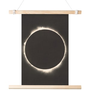 Vintage Sonnenfinsternis Poster | Astronomie Kunst | Retro Wand Dekor | Sonne Mond 1927 Fotodruck | 11x17 18x24 24x36