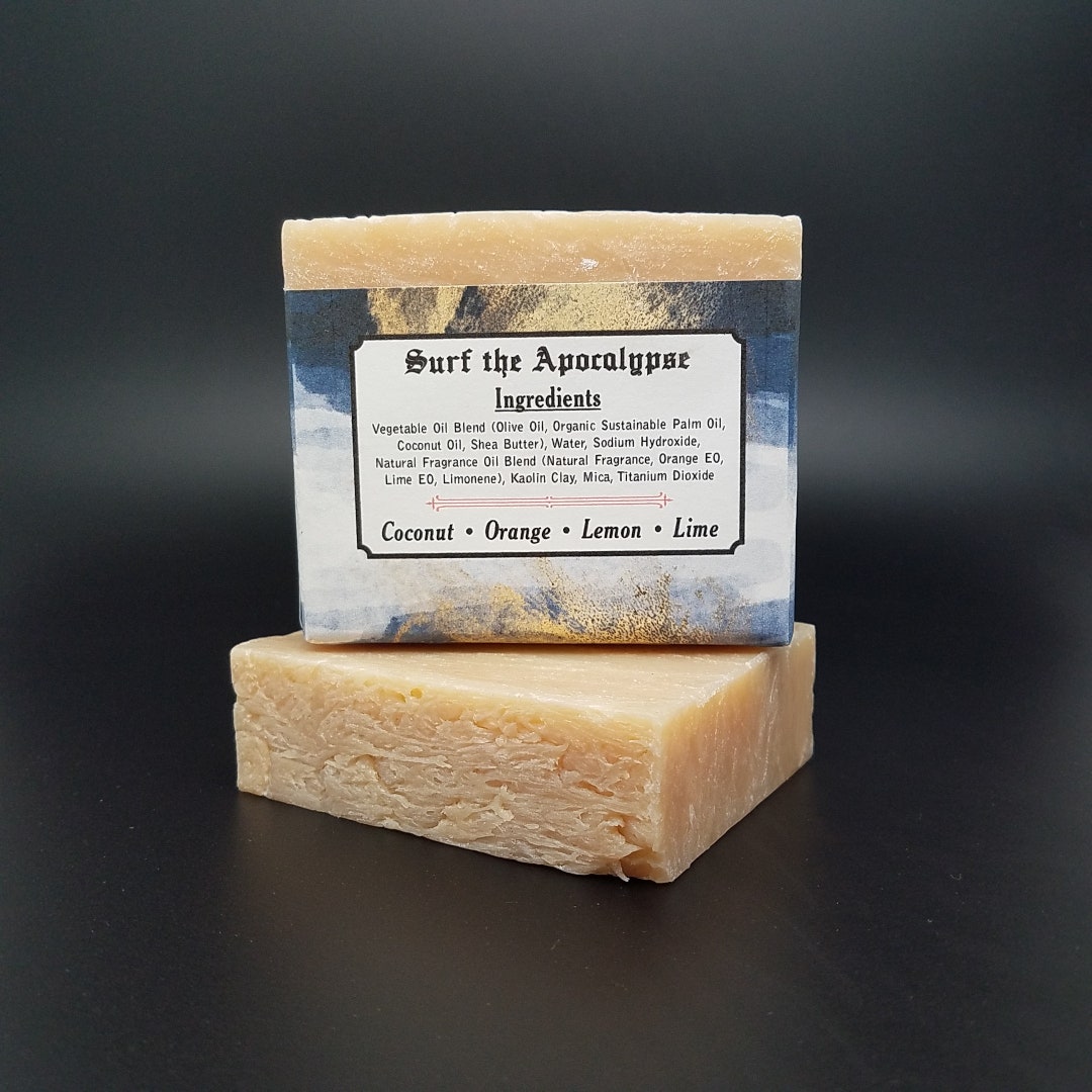 Surf the Apocalypse Soap for Metalheads Face and Body Unisex Etsy