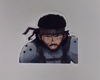 METAL GEAR SOLID: adesivo de vinil cobra