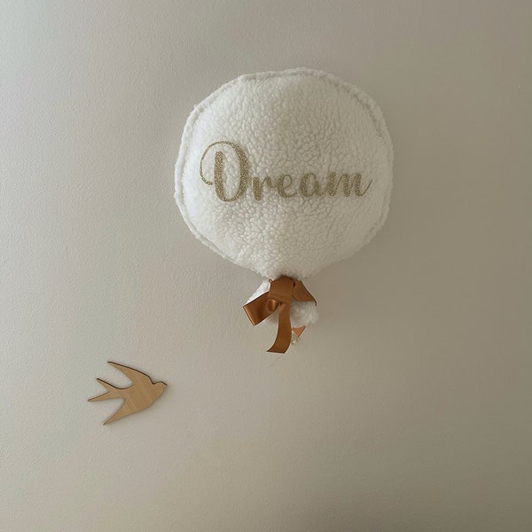 Veilleuse ballon mural | Dream | Cadeau de naissance | Décoration chambre | Enfants