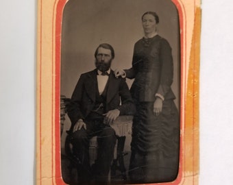 Antique TINTYPE PHOTOGRAPH Circ. 1867