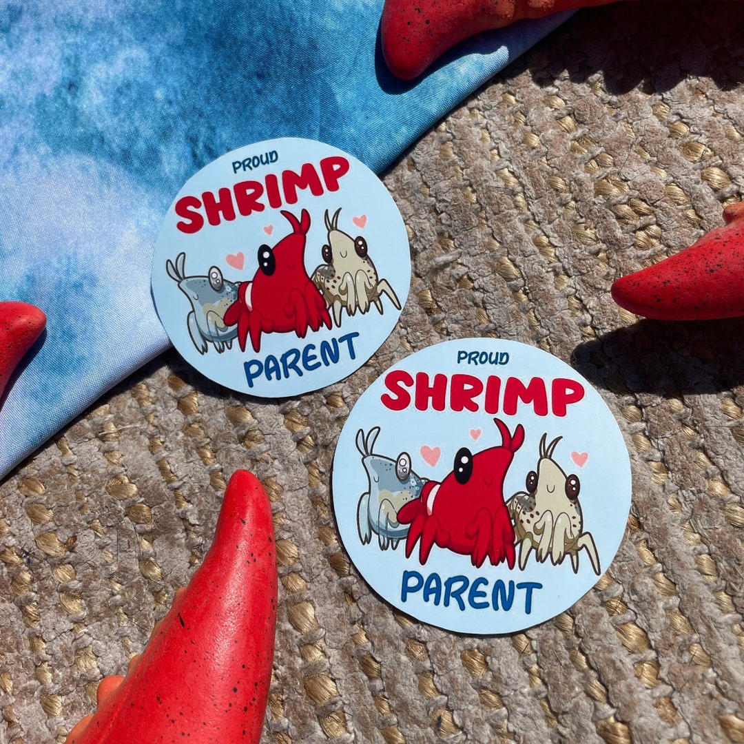 Proud Shrimp Parent Sticker - Etsy
