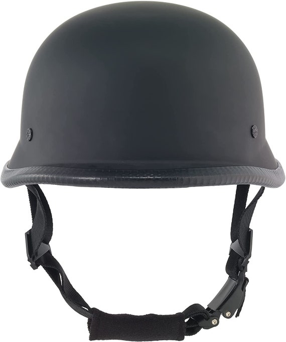 German Flat Black Novelty Skull Cap 