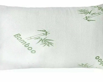 Bamboo Shredded Memory Foam Pillow Hypoallergenic Washable  King Queen