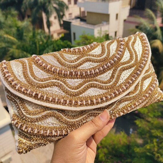 Beaded Crystal Bag / Purse | Pure Crystal Handwork | Trendy Women's Party  Bags | Wedding Bridal Prom Bags | Evening Clutch Bag