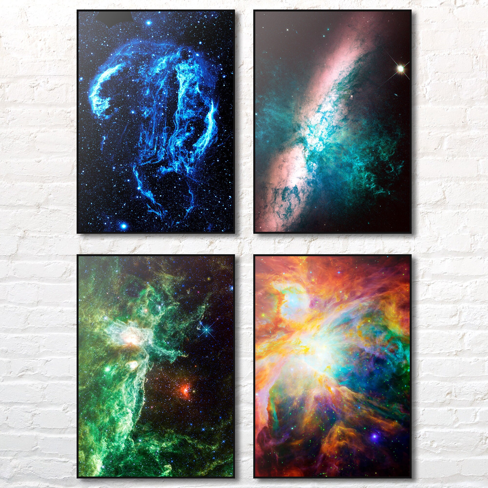 Nébuleuses, Photos Prises Par La Nasa, Magnifiques Posters Premium Mat. Formats A4 ou A3 Pour Salon,