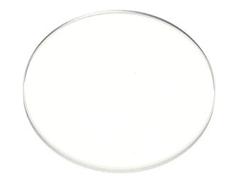 Uhrenglas 1,5 mm Dicke Ø 20 - 40 mm Ersatzglas Mineralglas Flach Stärke 1,5 mm Eichmüller Uhrglas