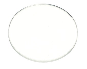 Watch glass Replacement glass Mineral glass flat thickness 1.5 mm Ø 20 - 40 mm Eichmüller