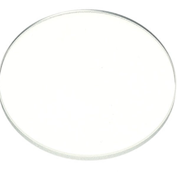 Verre de montre Verre de remplacement Verre minéral épaisseur plate 1,5 mm Ø 20 - 40 mm Eichmüller