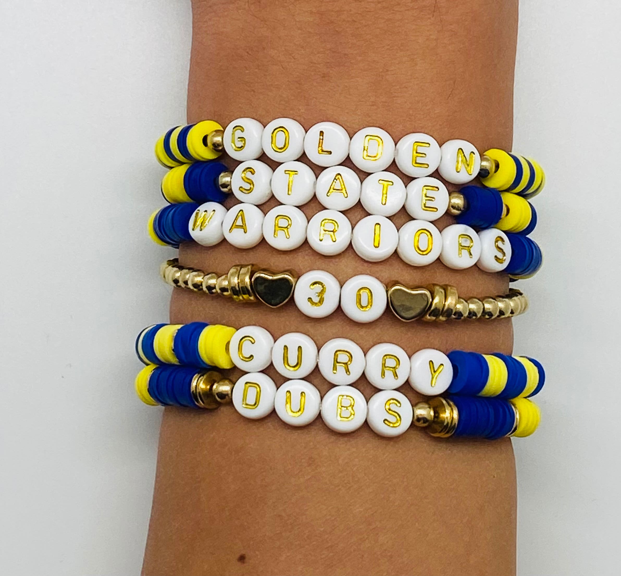 Golden store state bracelet