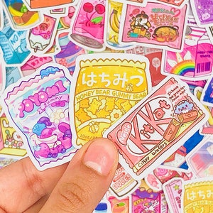 Sac à main d'autocollants alimentaires 1 | 5 | 10 stickers imperméables à l'épreuve des déchirures, ordinateur portable, bouteille d'eau ! Papeterie scrapbooking coréen japonais