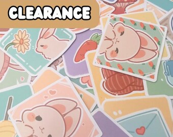 Food & bunny mystery sticker grab bag | cute stickers | sticker grab bag