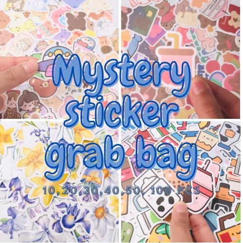 Mystery Kawaii Stationary Korean Memo Grab Bag V.2 Clearance Cute Korean  Memo Bag Penpal and Scrapbooking Supplies 
