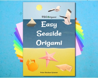 Easy Seaside Origami book (physical copy) with paper - Peter Buchan-Symons
