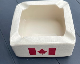 Vintage Canadian Club Whiskey Ashtray
