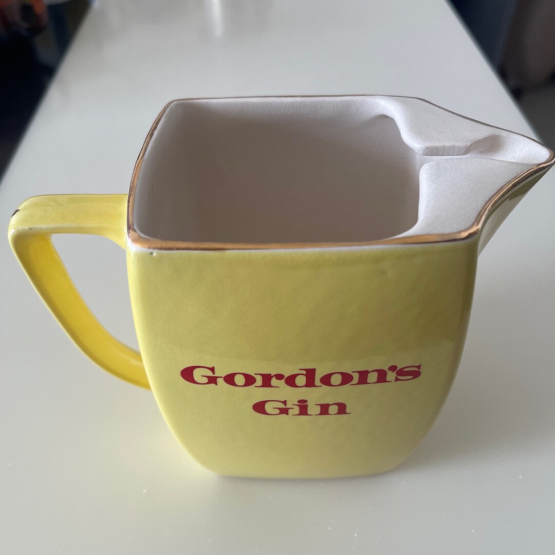 Gordons Gin Vintage Ice Water Jug Etsy Australia