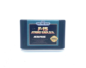 F-15 Strike Eagle II Sur Sega Genesis - Complet Avec Boîte Et Notice, Testé