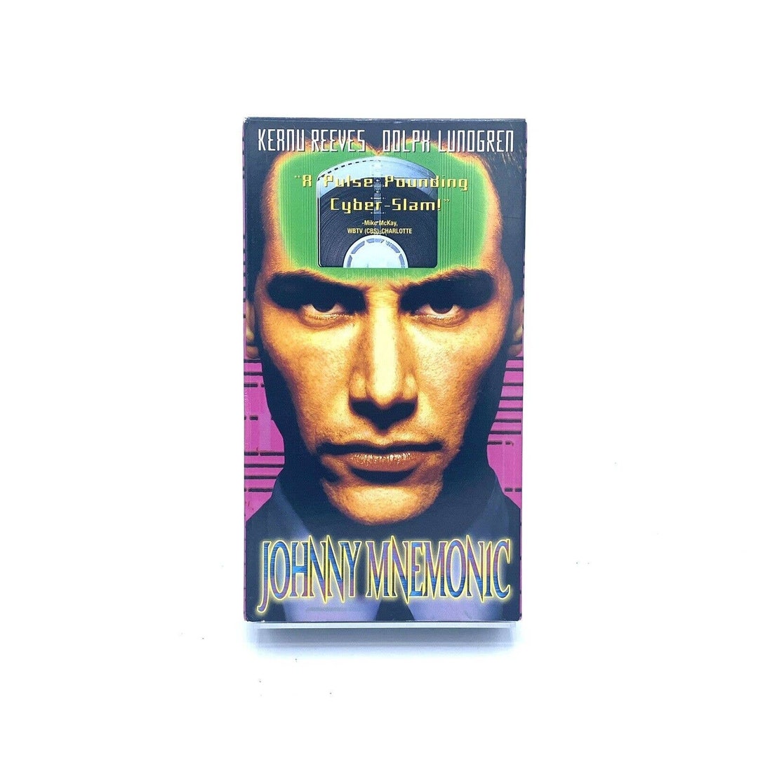 Johnny Mnemonic VHS 1995 Keanu Reeves Dolph Lundgren - Etsy