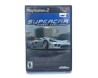 Supercar Street Challenge (Sony Playstation 2, 2001) PS2 Complete CIB Works