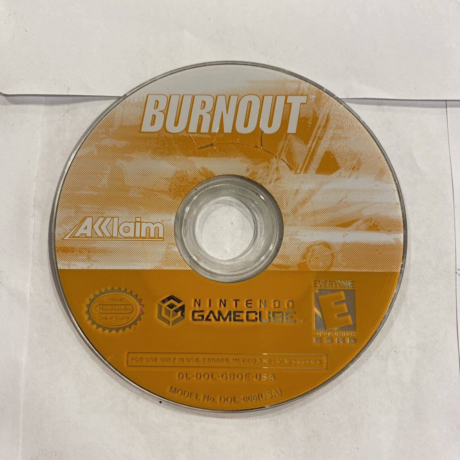 Burnout nintendo Gamecube Disc Only Tested - Etsy