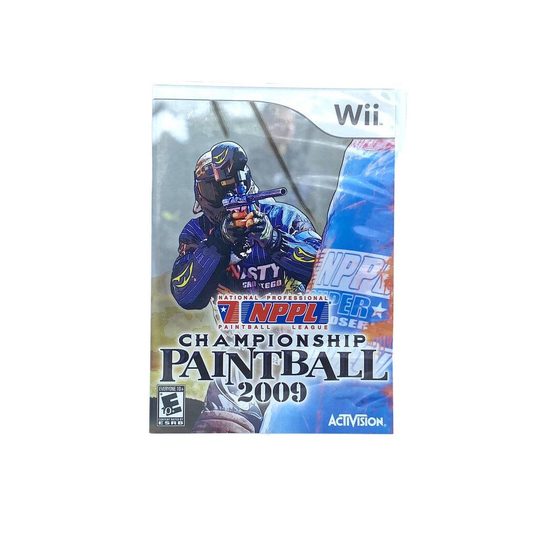 NPPL Championship Paintball 2009 nintendo Wii 2008 CIB Etsy