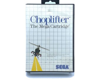 Choplifter (Sega Master System, 1986) No Manual - Tested