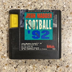 John Madden Football '92 (Sega Genesis, 1991) Cart Only Tested