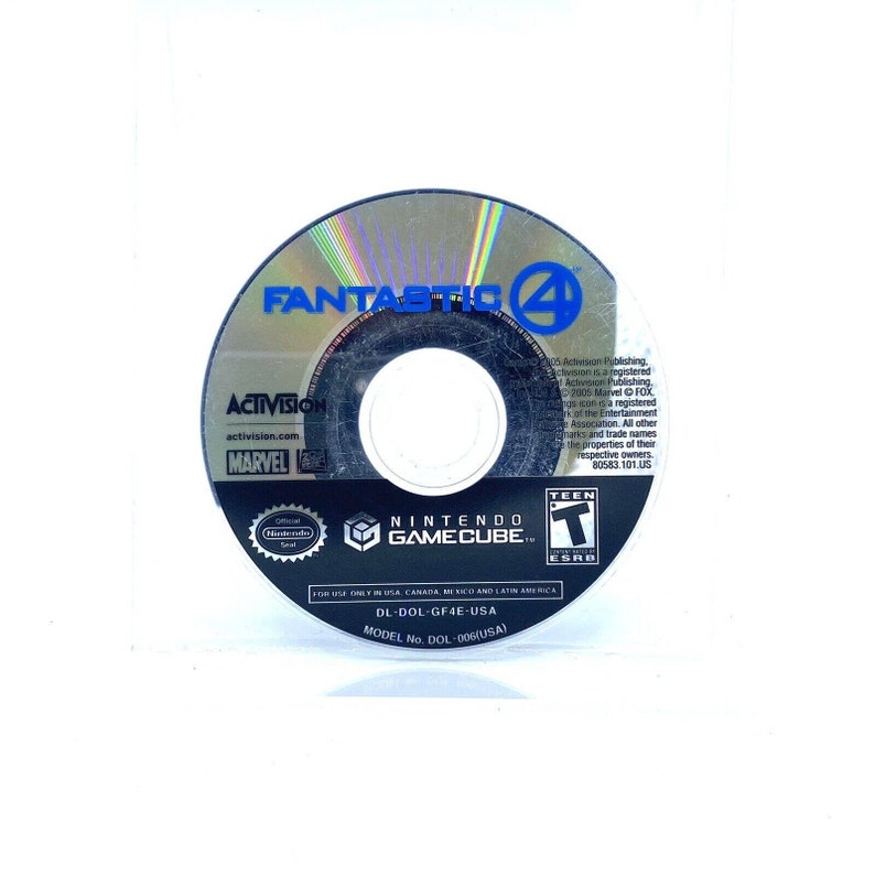 Fantastic 4 Nintendo GameCube, 2005 Disc Only Tested image 1