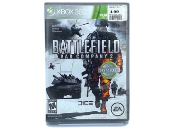 Battlefield: Bad Company 2 (Xbox 360, 2010) No Manual Tested