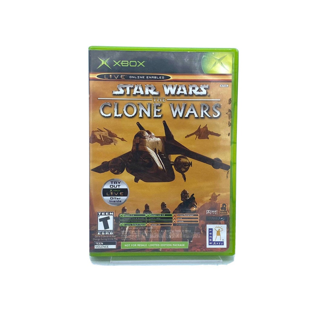 Star Wars: the Clone Wars/tetris Worlds (microsoft Xbox, 2003) Complete ...