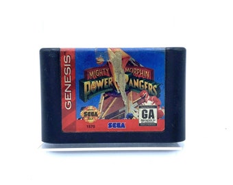 Mighty Morphin Power Rangers (Sega Genesis, 1994) Cartridge Only Works