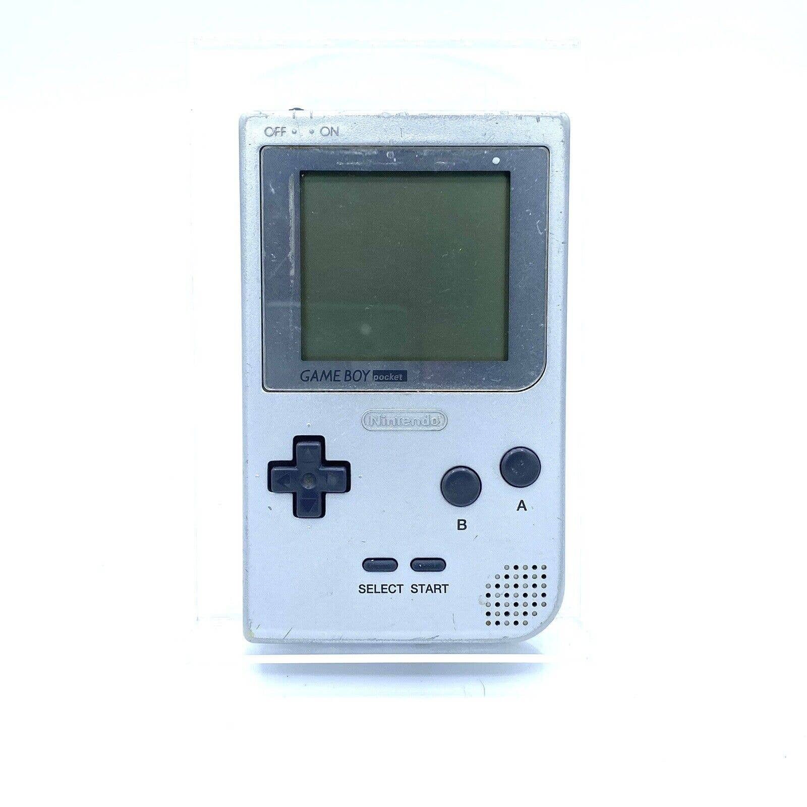 Nintendo Game Boy Pocket Silver Handheld System MGB-001 OEM Tested 