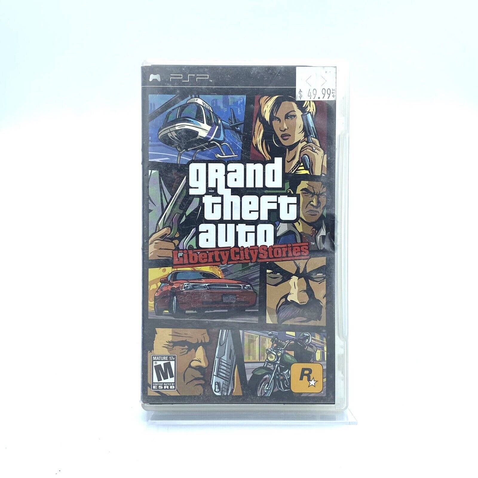 Grand Theft Auto: Liberty City Stories sony PSP 2005 Map 